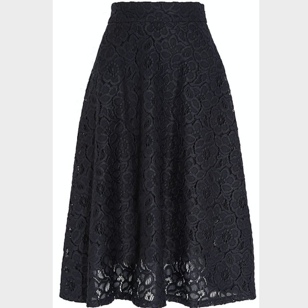 DKNY | Floral Lace Skirt